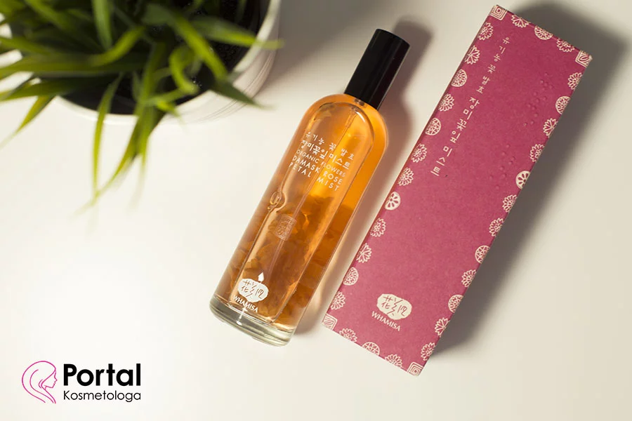 Mgiełka do twarzy Organic Flowers Damask Rose Petal Mist