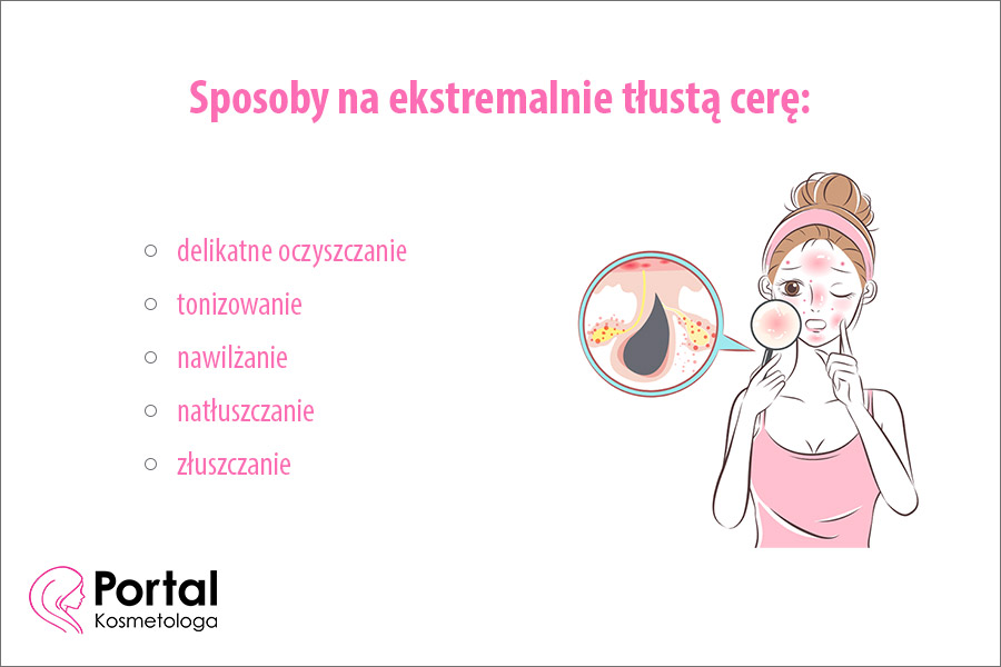 Sposoby na ekstremalnie tłustą cerę