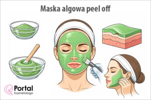 Maska algowa peel off