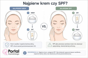 Najpierw krem czy SPF?